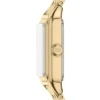 Raquel Mini Three-Hand Gold-Tone Stainless Steel Watch