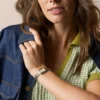 Raquel Mini Three-Hand Two-Tone Stainless Steel Watch