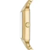 Raquel Three-Hand Date Gold-Tone Stainless Steel Watch