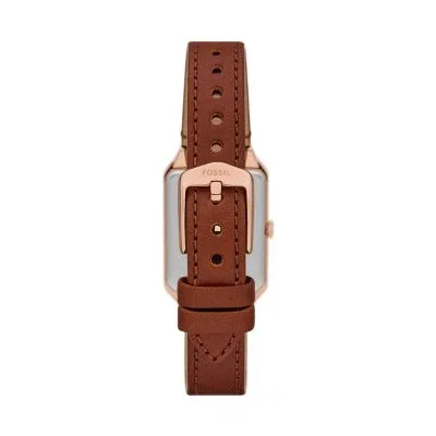 Raquel Three-Hand Date Medium Brown Leather Watch and Bracelet Set Raquel Three-Hand Date Medium Brown Leather Watch and Bracelet Set