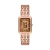 Raquel Three-Hand Date Rose Gold-Tone Stainless Steel Watch