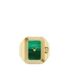 Raquel Watch Ring Two-Hand Gold-Tone Stainless Steel Watch