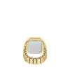 Raquel Watch Ring Two-Hand Gold-Tone Stainless Steel Watch