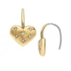 Sadie All My Love Gold-Tone Stainless Steel Heart Drop Earrings