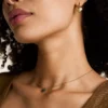 Sadie All My Love Gold-Tone Stainless Steel Heart Drop Earrings
