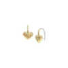 Sadie All My Love Gold-Tone Stainless Steel Heart Drop Earrings