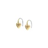 Sadie All My Love Gold-Tone Stainless Steel Heart Drop Earrings