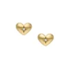 Sadie All My Love Gold-Tone Stainless Steel Heart Stud Earrings