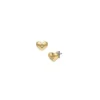 Sadie All My Love Gold-Tone Stainless Steel Heart Stud Earrings