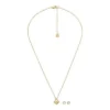 Sadie Gold-Tone Stainless Steel Heart Necklace and Earrings Gift Set