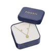 Sadie Gold-Tone Stainless Steel Heart Necklace and Earrings Gift Set
