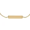 Sadie Gold-Tone Stainless Steel ID Bracelet
