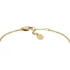 Sadie Gold-Tone Stainless Steel ID Bracelet
