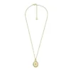 Sadie Locket Collection Gold-Tone Stainless Steel Pendant Necklace