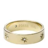 Sadie Shine Bright Gold-Tone Stainless Steel Band Ring