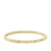 Sadie Shine Bright Gold-Tone Stainless Steel Cuff Bracelet