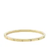 Sadie Shine Bright Gold-Tone Stainless Steel Cuff Bracelet