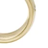 Sadie Shine Bright Gold-Tone Stainless Steel Fidget Band Ring