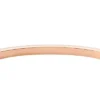 Sadie Shine Bright Rose Gold-Tone Stainless Steel Bangle Bracelet