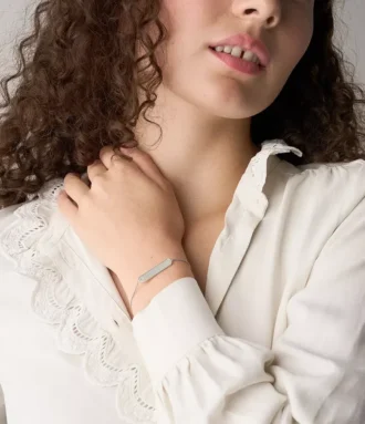 Sadie Stainless Steel ID Bracelet