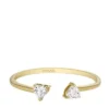 Sadie Tokens Of Affection Gold-Tone Stainless Steel Toi Et Moi Ring