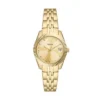 Scarlette Three-Hand Date Gold-Tone Stainless Steel Watch