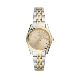 Scarlette Three-Hand Date Two-Tone Stainless Steel Watch