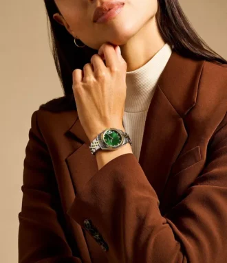 Scarlette Three-Hand Date Two-Tone Stainless Steel Watch