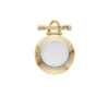 Scarlette Three-Hand Gold-Tone Stainless Steel Watch Brooch