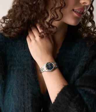 Scarlette Three-Hand Two-Tone Stainless Steel Watch