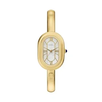 Sloan Three-Hand Gold-Tone Stainless Steel Watch Bangle