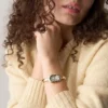 Sloan Three-Hand Gold-Tone Stainless Steel Watch Bangle