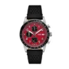 Sport Tourer Chronograph Black Leather Watch