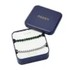 Stainless Steel and Green Agate Bracelet Gift Set