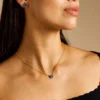 Sutton Butterfly Wings Multicolor Abalone Pendant Necklace