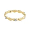 Sutton Evil Eye Gold-Tone Stainless Steel Band Ring