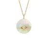 Sutton Evil Eye Gold-Tone Stainless Steel Pendant Necklace