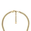 Sutton Gold-Tone Stainless Steel Heart Necklace