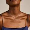 Sutton Heart Tri-Tone Steel Necklace