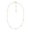 Sutton Heartbeat Gold-Tone Brass Station Necklace
