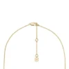Sutton Heartbeat Gold-Tone Brass Station Necklace