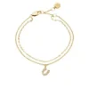 Sutton Horseshoe Gold-Tone Stainless Steel Multi Strand Bracelet