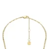 Sutton Horseshoe Gold-Tone Stainless Steel Multi Strand Necklace
