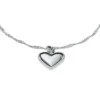 Sutton Legacy Heart Stainless Steel Rotating Chain Bracelet