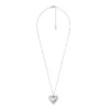 Sutton Legacy Heart Stainless Steel Rotating Pendant Necklace
