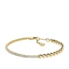 Sutton Love-All Gold-Tone Brass Heart Link Tennis Bracelet