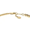 Sutton Love-All Gold-Tone Brass Heart Link Tennis Bracelet