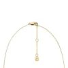 Sutton Love-All Gold-Tone Brass Heart Link Tennis Necklace