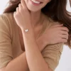 Sutton Radiant Wings White Mother-of-Pearl Butterfly Chain Bracelet