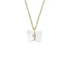 Sutton Radiant Wings White Mother-of-Pearl Butterfly Chain Necklace